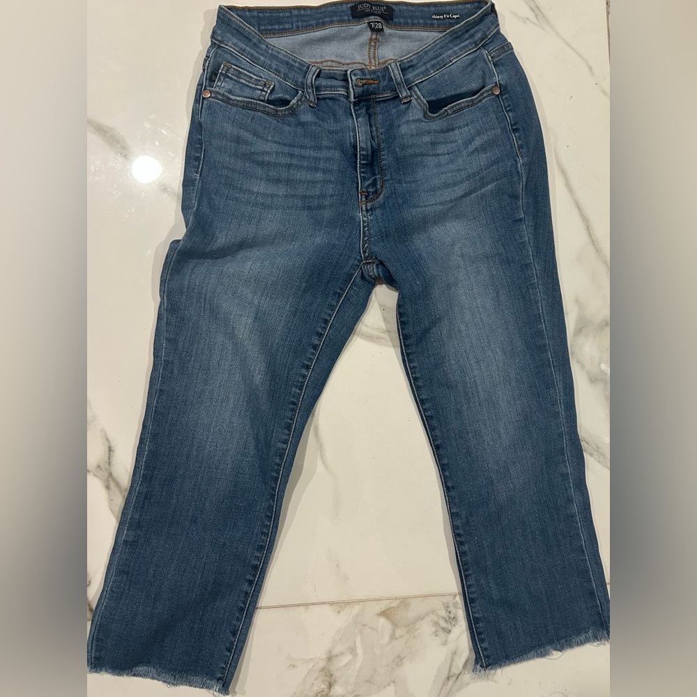 Judy Blue Medium Stretchy Blue Skinny Jeans Size 7/28